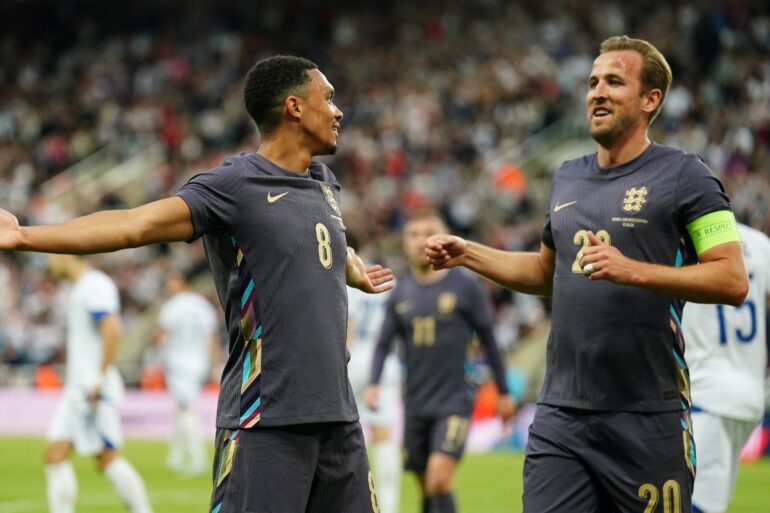 England have beaten Bosnia and Herzegovina 3-0 in their friendly at St James’ Park