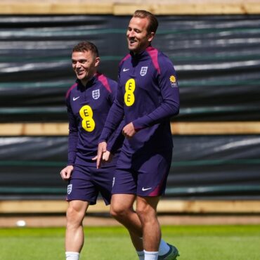 Harry Kane trains with England as he bids to return to fitness after back issue