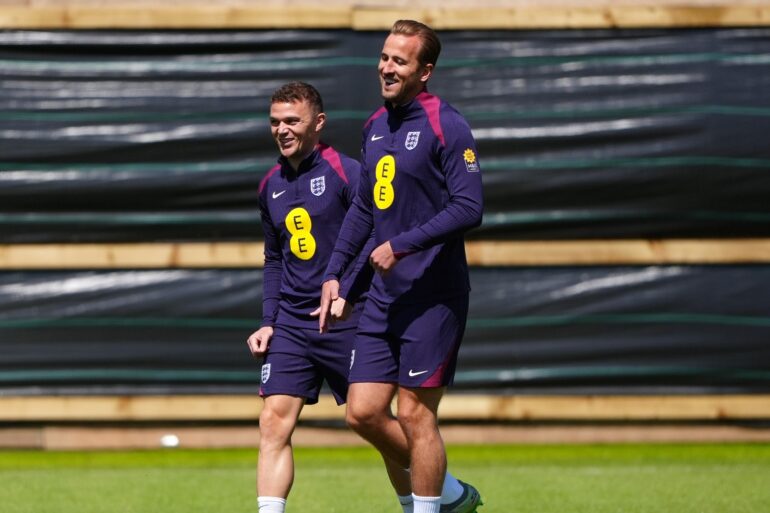 Harry Kane trains with England as he bids to return to fitness after back issue