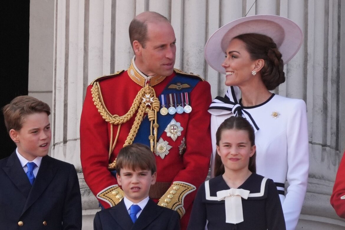 Prince Louis in spotlight at ceremony