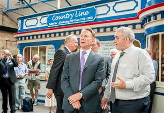 Take a look back at memories including when Michael Portillo reopened rail station