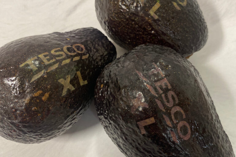 Tesco to use laser etchings on avocados