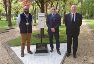 What happens to letters posted in box at crematorium?