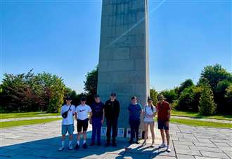 A poignant trip to Belgium to make end-of-year presentations