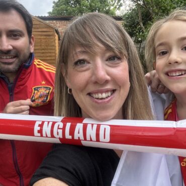 Anglo-Spanish couples: ‘tense’ but ‘fun’ watching Euros final together