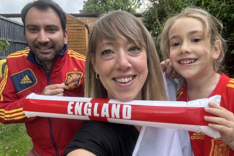 Anglo-Spanish couples: ‘tense’ but ‘fun’ watching Euros final together