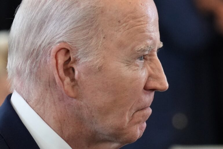 Biden ‘declines’ to step aside and tells Democrats to focus on beating Trump