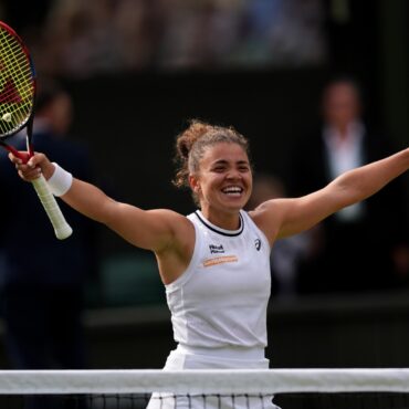 Jasmine Paolini has surprised herself by reaching back-to-back grand slam finals