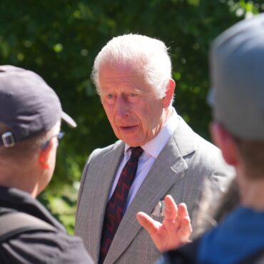 King ‘looking better’ as he meets well-wishers after Sandringham church service