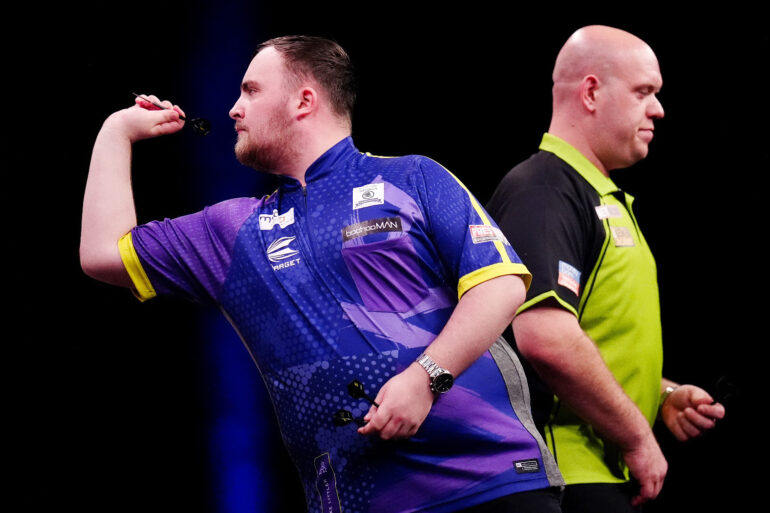 Michael van Gerwen beats Luke Littler in first round at World Matchplay