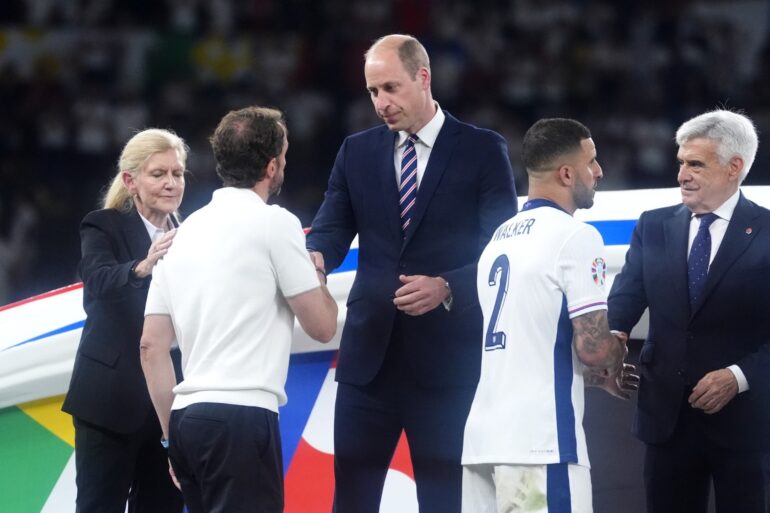 Prince of Wales thanks Gareth Southgate for being ‘all-round class act’