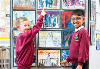 Pupils’ showcase vibrant and inspiring artwork