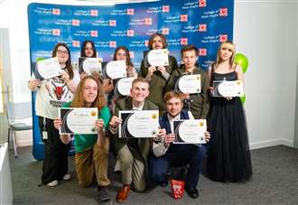 Red carpet rolled out for media students during awards night