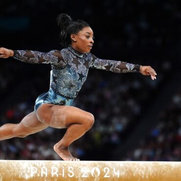 Star-studded crowd watches Simone Biles’ Olympics return