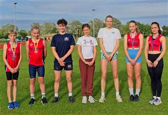 West Norfolk’s Luke is the golden boy at Cambridge in athletics championship.