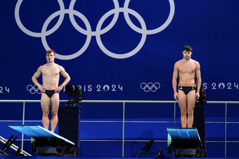 Bronze for divers Jack Laugher and Anthony Harding in synchronised springboard