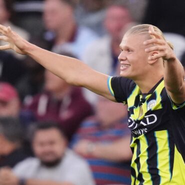 Erling Haaland’s eighth Premier League hat-trick fires Man City to West Ham win