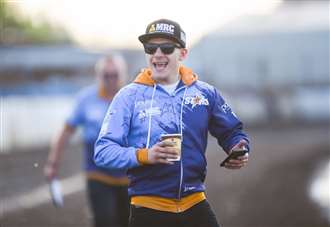 Former Lynn rider on the podium at British GP