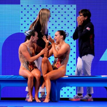 History makers in the pool as Great Britain claim first artistic swimming medal