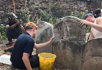 ‘Huge job’ as headstones and walls at historic Jewish cemetery are repaired