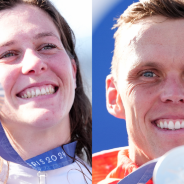 Joe Clarke and Kimberley Woods take GB silver and bronze from kayak cross finals