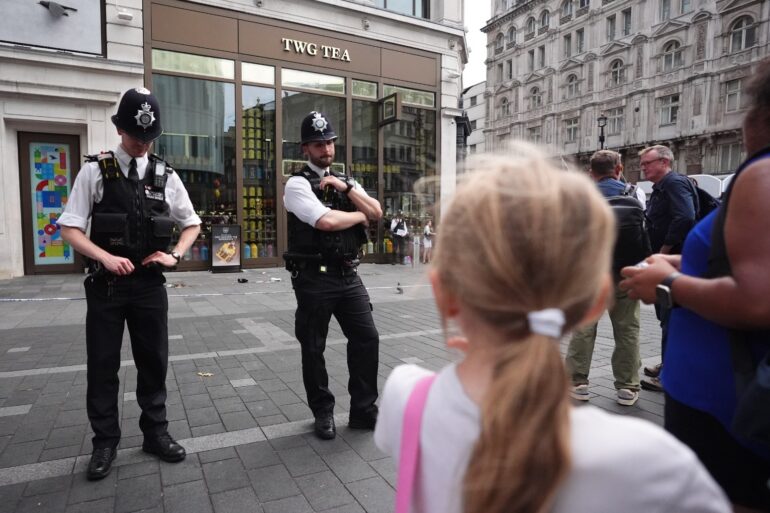 Man charged with attempted murder after girl, 11, stabbed in Leicester Square