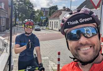 Memory-making cycle journey for dad and son