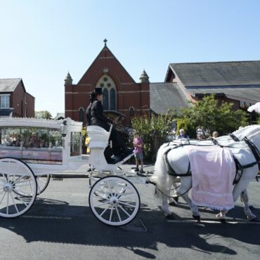 Mourners gather for funeral of Southport victim Alice da Silva Aguiar