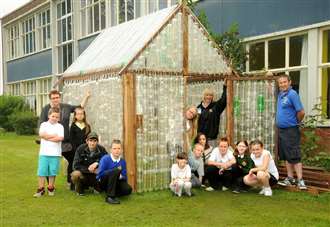 New greenhouse at school in 2012