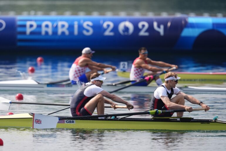 Ollie Wynne-Griffith and Tom George take men’s pair silver for Great Britain