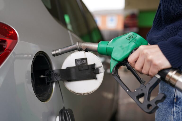 Petrol prices at lowest level since February