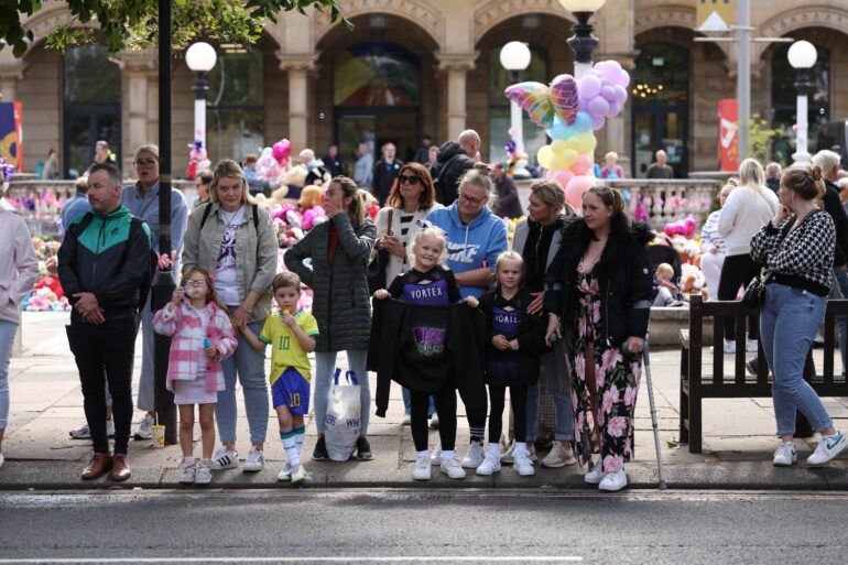 Southport attack victim remembered with balloons and bubbles at funeral