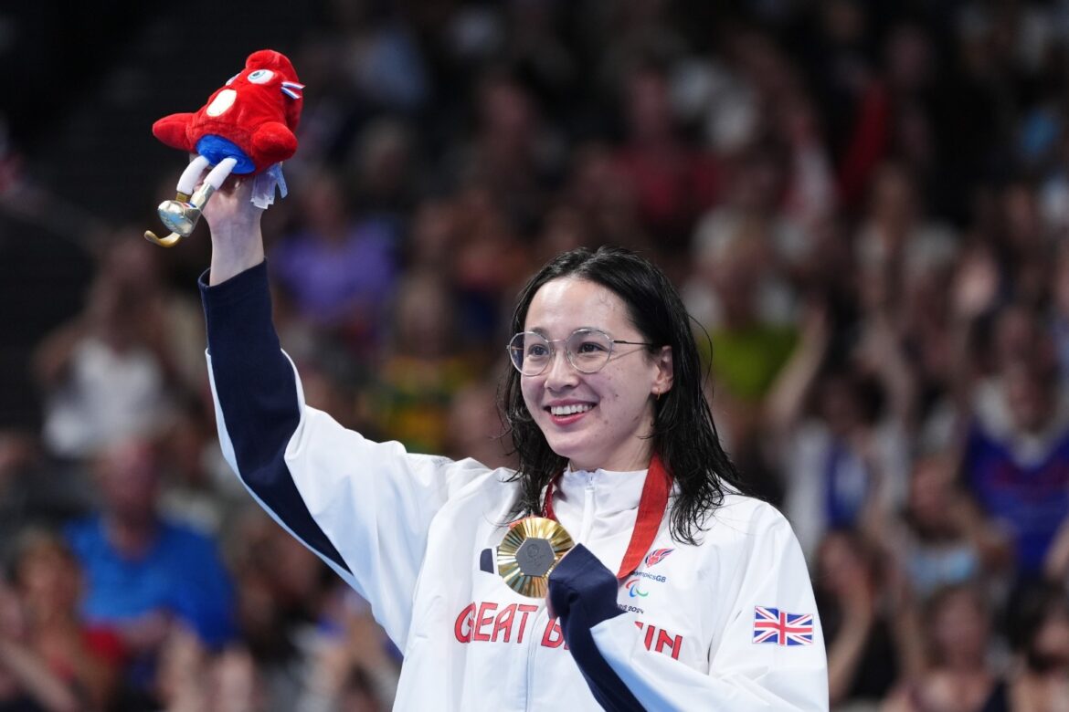 Super Saturday for Britain in the swimming pool at the Paralympics