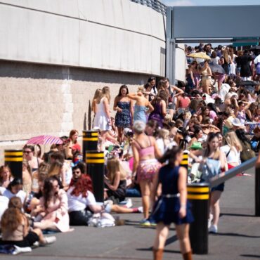 Swifties arrive ahead of day two of Wembley August run