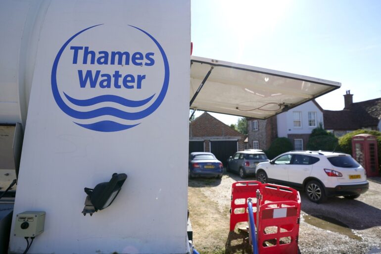 Thames Water says it must hike customer bills by nearly 60% by 2030