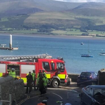 Three dead in road collision near Anglesey seafront