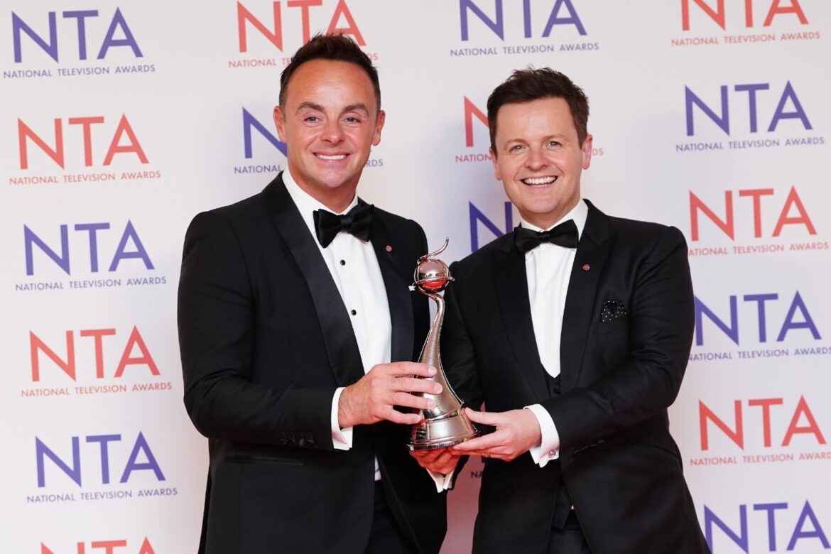 Ant and Dec cement status as TV presenting kings with NTA win