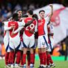 Arsenal beat Leicester late on after Manchester City draw at Newcastle