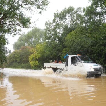 Flood warning issued as month’s worth of rain could fall on parts of UK