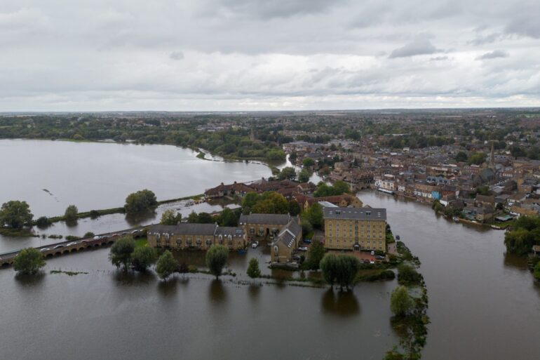 Flood warnings issued for parts of England with chance of isolated tornadoes