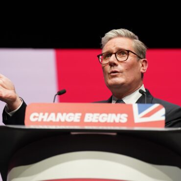 Keir Starmer sets out plan for ‘national renewal’ in Labour conference speech