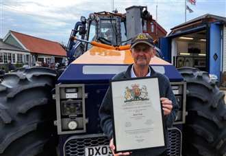 Long-service award for RNLI stalwart