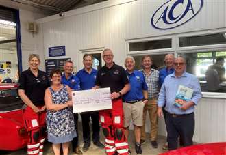 Motor club’s donation to voluntary charity