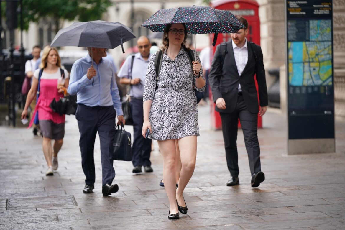 Thunderstorms set to hit UK as summer ‘unlikely’ to return