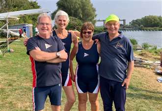 West Norfolk coxless quad sets new course record for class