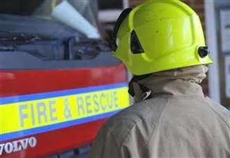 Fire crews rushed to building blaze this morning