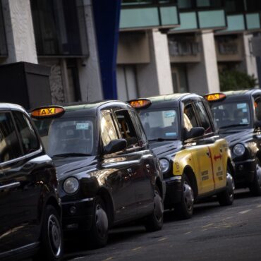 Four injured as black cab crashes into pedestrians in Glasgow