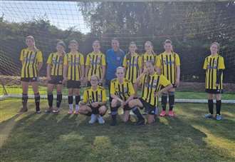 Girl power at Dersingham as estate agent sponsors two teams