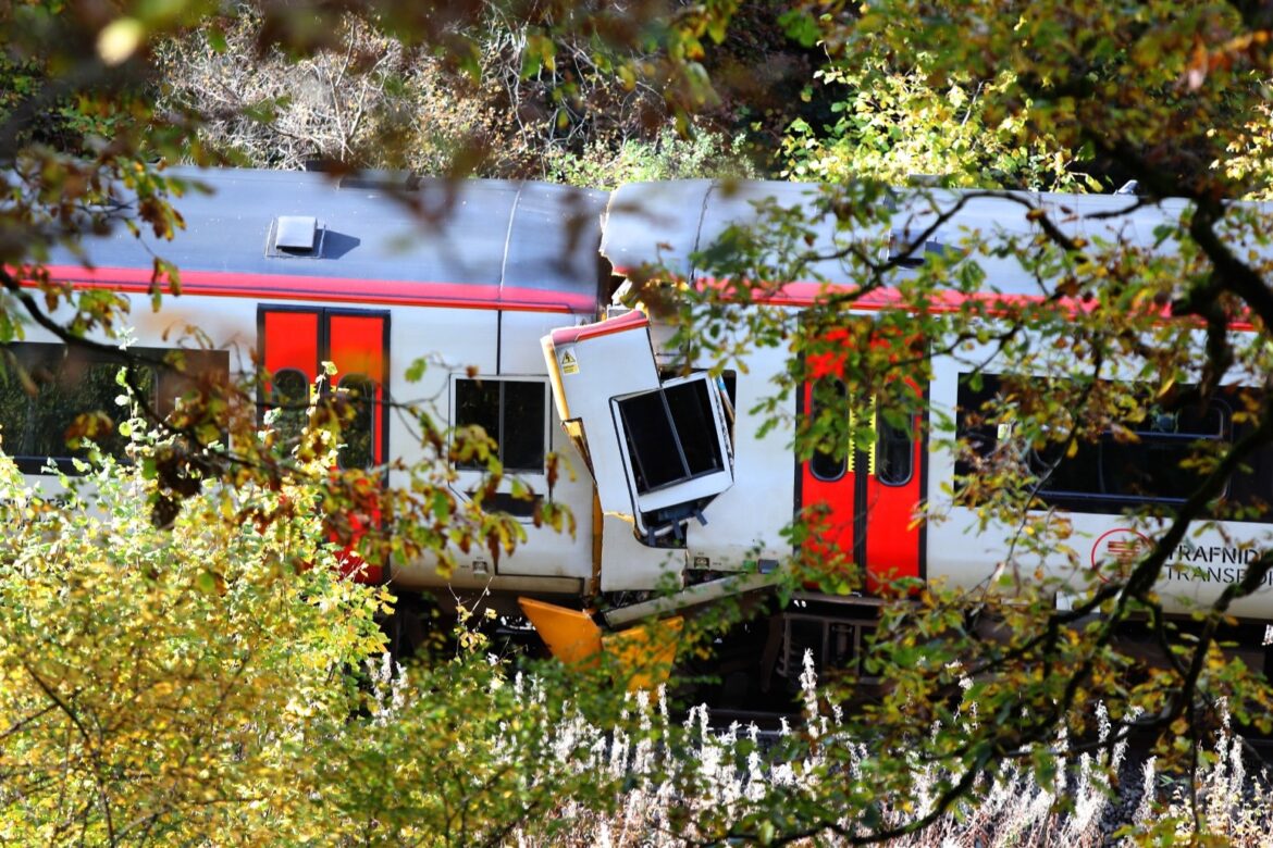 Investigators say train involved in fatal crash may have slid while braking