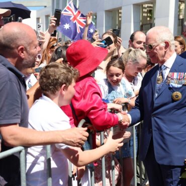 King Charles is heckled in Australia